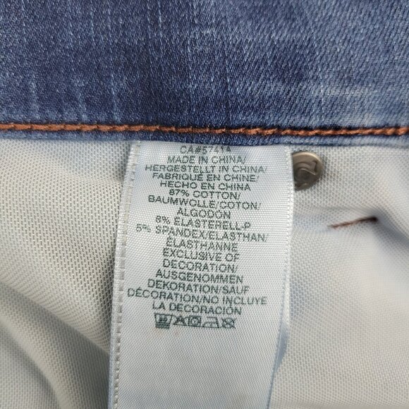 True Religion Jennie Curvy Jeans Womens 38 Blue High Rise Super Skinny Stretch - Picture 7 of 11